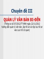 Quản lý văn bản đi_ đến