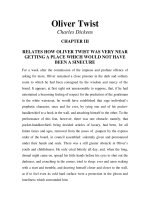 Tài liệu LUYỆN ĐỌC TIẾNG ANH QUA TÁC PHẨM VĂN HỌC-Oliver Twist -Charles Dickens -CHAPTER 3 docx