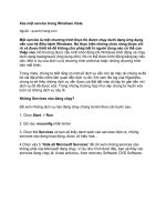 Tài liệu Xóa một service trong Windows Vista pptx