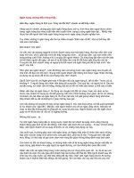 Tài liệu Ngân hàng, những điều trông thấy... docx