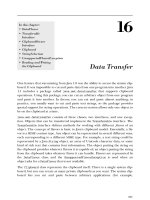 Tài liệu Introduction to Java:16 Data Transfer pptx