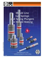 Tài liệu Mould Line Gas Springs and Spring Plungers for Mould Making doc