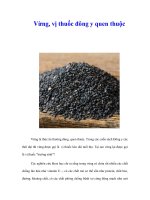 Tài liệu Vừng, vị thuốc đông y quen thuộc docx