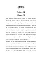 Tài liệu LUYỆN ĐỌC TIẾNG ANH QUA TÁC PHẨM VĂN HỌC-Emma -Jane Austen Volume III Chapter VI doc