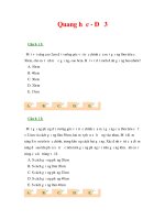 Tài liệu Quang học - Đề 3 pptx