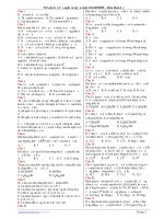 Tài liệu 518 câu trắc nghiệm luyện thi đại học doc