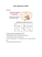 Tài liệu GIÁO TRÌNH DÀY NHĨ, DÀY THẤT pptx