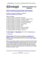 Tài liệu Exploring Oscillators and Indicators- docx