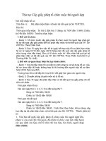 Tài liệu Thủ tục Cấp giấy phép tổ chức cuộc thi người đẹp ppt