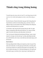 Tài liệu Thành công trong khủng hoảng pdf
