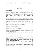 Quản lý có hiệu quả công tác huy động và sử dụng nguồn vốn huy động taị ngân hàng nông nghiệp và phát triển nông thôn việt nam – chi nhánh tây đô 