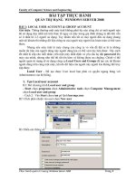 Thực hành windows server 2008 