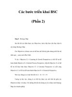 Tài liệu Các bước triển khai BSC (Phần 2) ppt