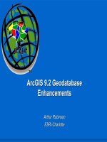 Tài liệu ArcGIS 9.2 Geodatabase Enhancements docx