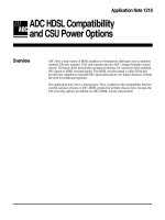 Tài liệu ADC HDSL Compatibility and CSU Power Options docx