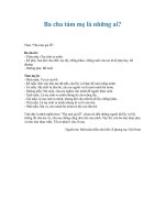 Tài liệu Ba cha tám mẹ là những ai? pptx