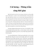 Tài liệu Cải lương – Thăng trầm cùng thời gian docx