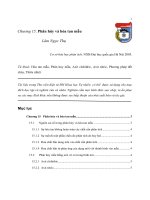 Tài liệu Cơ sở hóa học phân tích-Phân hủy và hòa tan mẫu Lâm Ngọc Thụ ppt