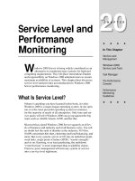 Tài liệu Service Level and Performance Monitoring pptx