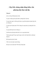 Tài liệu Cấp Giấy chứng nhận đăng kiểm viên phương tiện thuỷ nội địa ppt