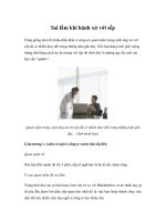 Tài liệu Sai lầm khi hành xử với sếp docx