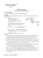 Tài liệu Bài tập lớn TĐĐ pptx