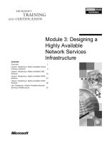 Tài liệu Module 3: Designing a Highly Available Network Services Infrastructure pdf