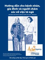 Tài liệu Hướng dẫn cho bệnh nhân, gia đình và người chăm sóc về việc té ngã docx
