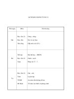 Tài liệu Gíao án tuần 21 docx