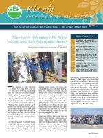 Tài liệu Kết nối hỗ trợ cộng đồng bảo vệ môi trường pptx