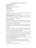 Tài liệu Đề cương môn học Luật Ngân hàng docx