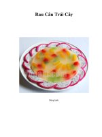 Tài liệu Rau Câu Trái Cây docx