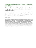 7 điều đơn giản giúp bạn 