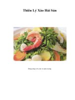 Tài liệu Thiên Lý Xào Hải Sản ppt