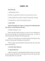 Tài liệu GIÁO TRÌNH THIỂU ỐI pdf