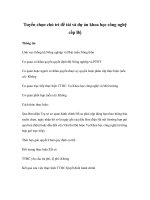 Tài liệu Tuyển chọn chủ trì đề tài và dự án khoa học công nghệ cấp Bộ pdf