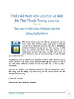 Tài liệu Thiết Kế Web Với Joomla part 14 pptx