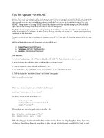 Tài liệu Tạo file upload với VB.NET pptx
