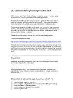 Tài liệu JVJ Communicate Graphic Design Creative Brief pdf