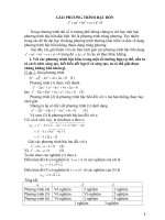 Tài liệu Phương trình hàm bậc 4 và cách giải pdf