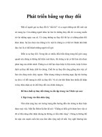 Tài liệu Phát triển bằng sự thay đổi ppt