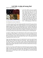 Tài liệu Axit folic và phụ nữ mang thai ppt