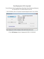 Tài liệu Thay đổi ngôn ngữ của VISTA trong 5 phút docx
