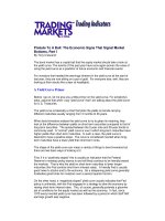 Tài liệu Prelude To A Bull The Economic Signs That Signal Market(pdf) doc