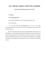 Tài liệu CÁC THUỐC CHỐNG VIÊM NON STEROID ppt