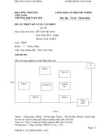 ĐỒ án THIẾT kế CUNG cấp điện