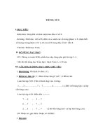 Tài liệu Tóan 1 - TIẾT18: SỐ 8 pdf