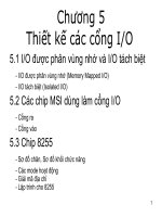 Tài liệu Chương 5 Thiết kế các cổng I/O docx