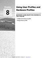 Tài liệu Using User Profiles and Hardware Profiles doc