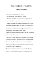 Tài liệu ESSAY OUTLINE ( FOR IELTS ) TOPIC 15-1 pdf